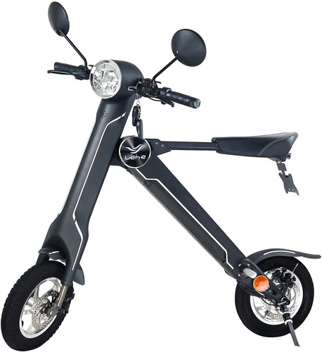 SCOOTER ELECTRICA PLEGABLE NEGRA