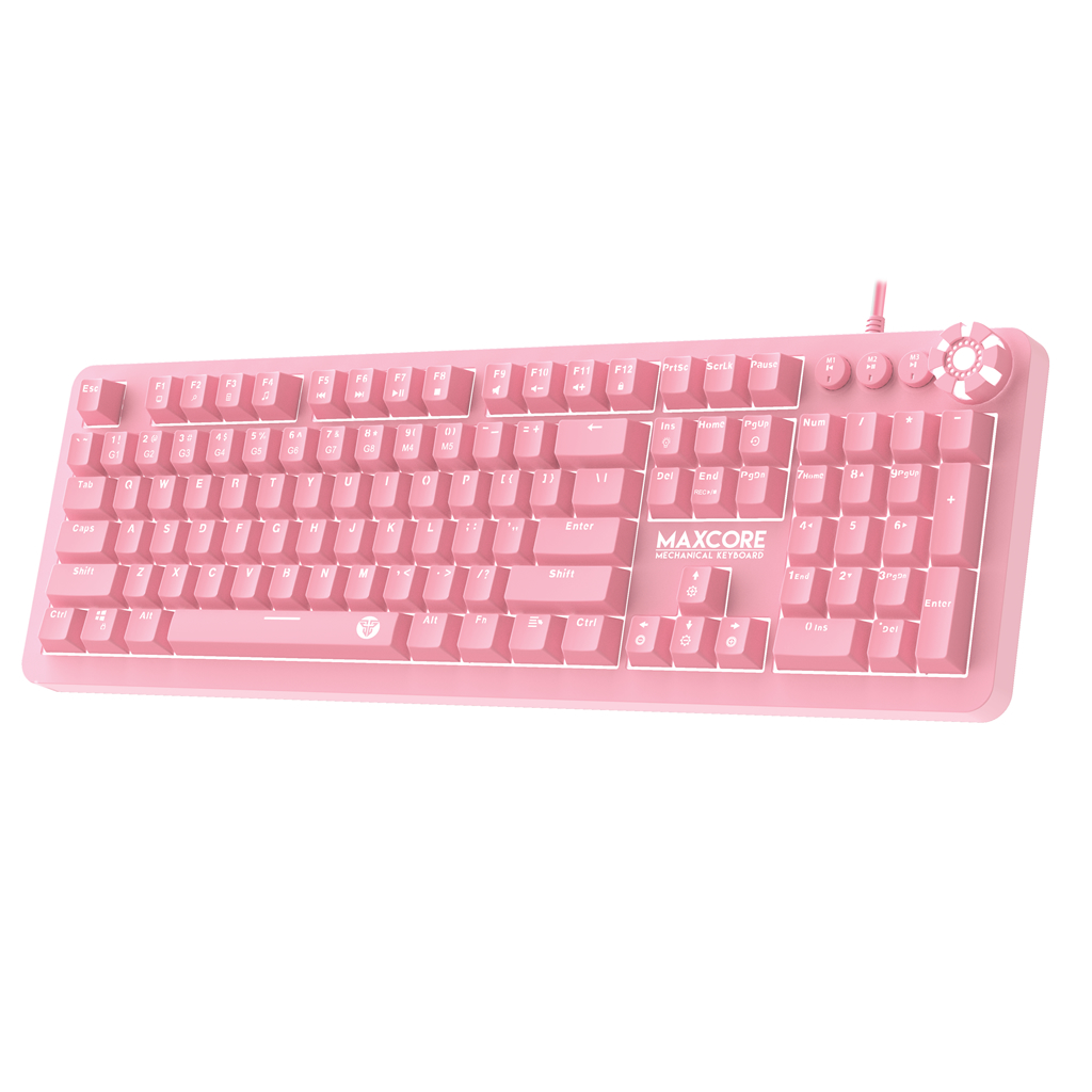 Teclado Mecánico Fantech Mk853 Maxpower Pink