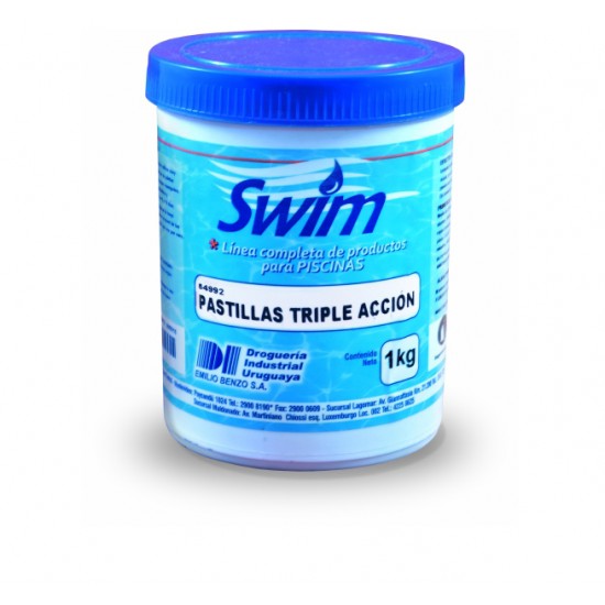 5 Pastillas INTEX triple acción 1 kg